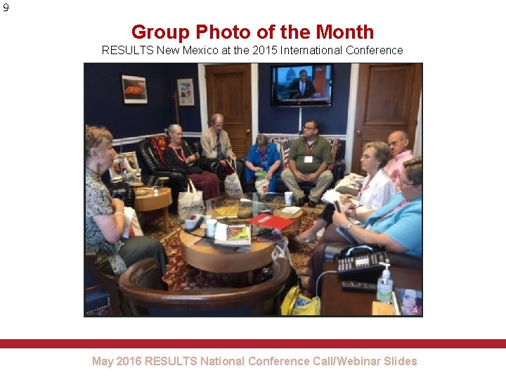 9 Group Photo of the Month RESULTS New Mexico at the 2015 International Conference