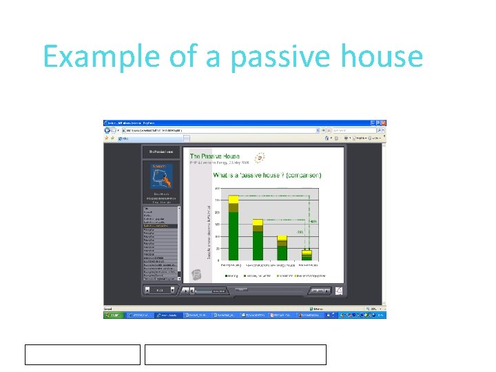 Example of a passive house 