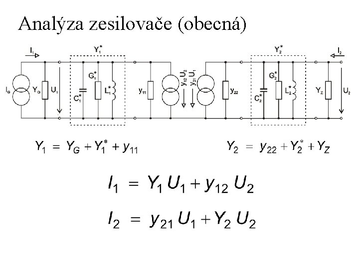 Analýza zesilovače (obecná) 