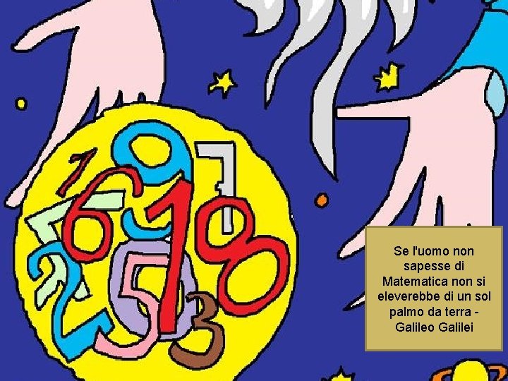Se l'uomo non sapesse di Matematica non si eleverebbe di un sol palmo da