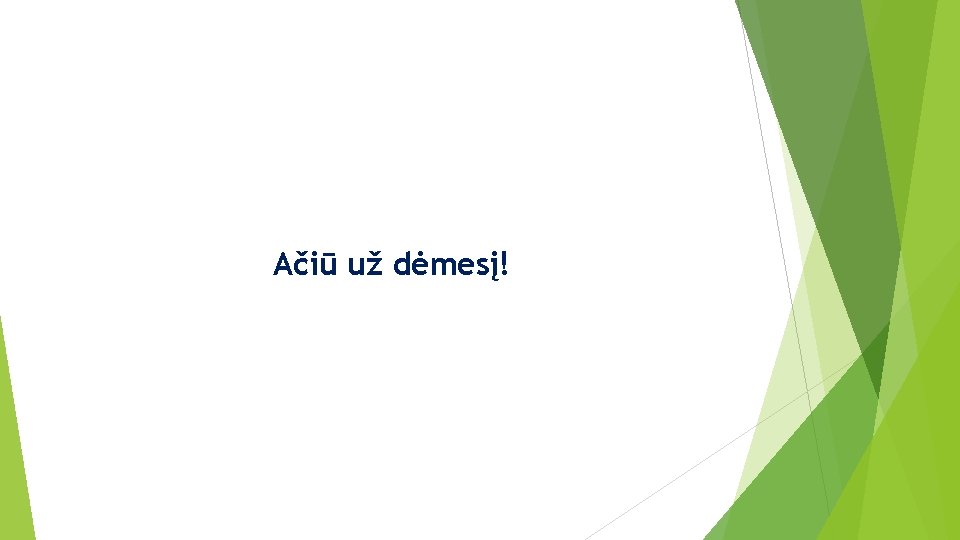 Ačiū už dėmesį! 