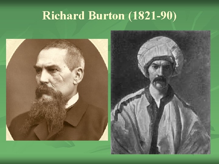 Richard Burton (1821 -90) 