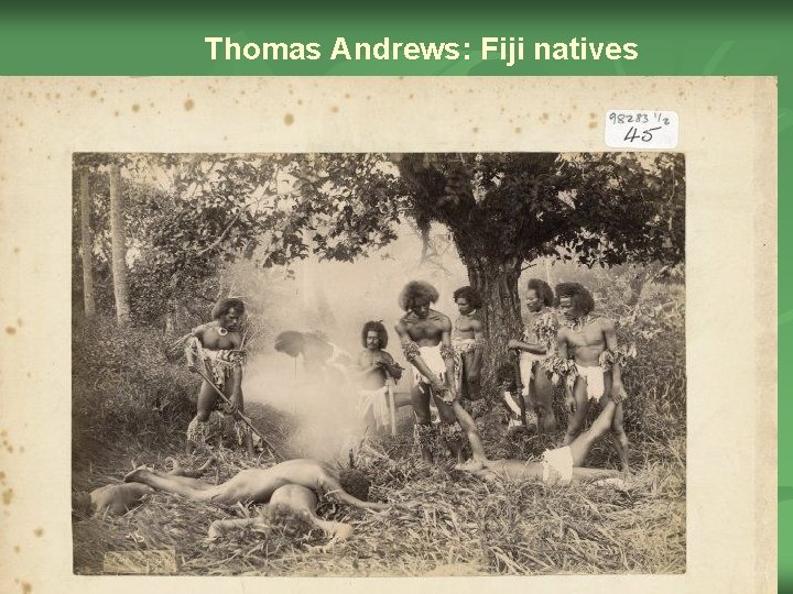 Thomas Andrews: Fiji natives 
