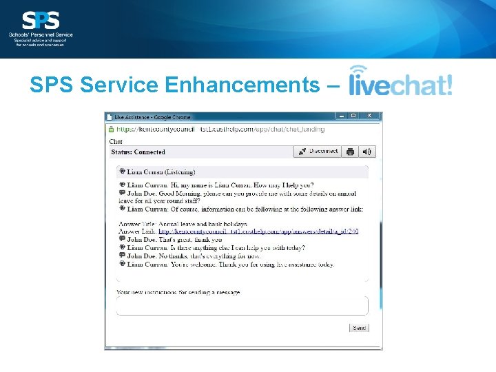 SPS Service Enhancements – 