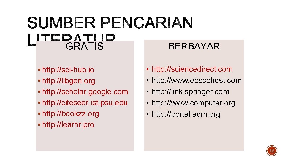 GRATIS § http: //sci-hub. io § http: //libgen. org § http: //scholar. google. com