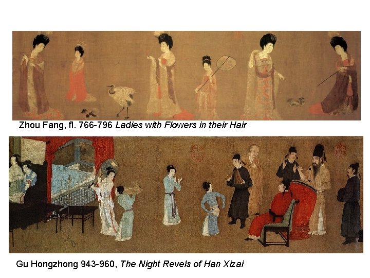 Zhou Fang, fl. 766 -796 Ladies with Flowers in their Hair Gu Hongzhong 943