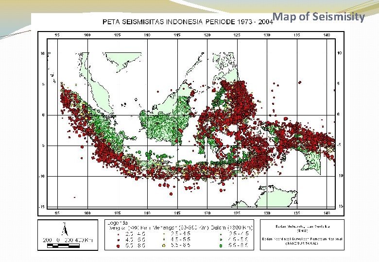 Map of Seismisity 