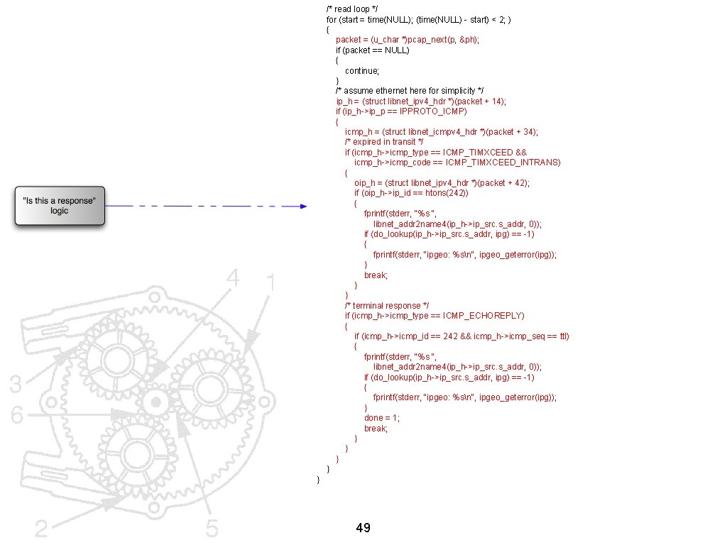 /* read loop */ for (start = time(NULL); (time(NULL) - start) < 2; )