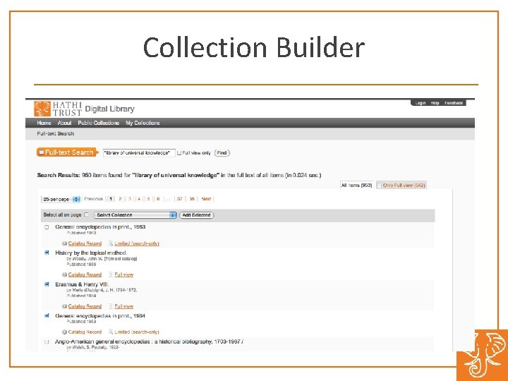 Collection Builder 