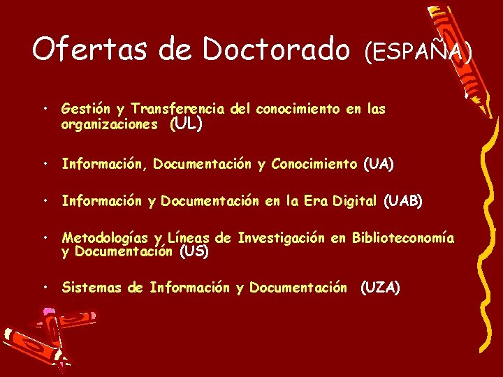 Ofertas de Doctorado (ESPAÑA) • Gestión y Transferencia del conocimiento en las organizaciones (UL)