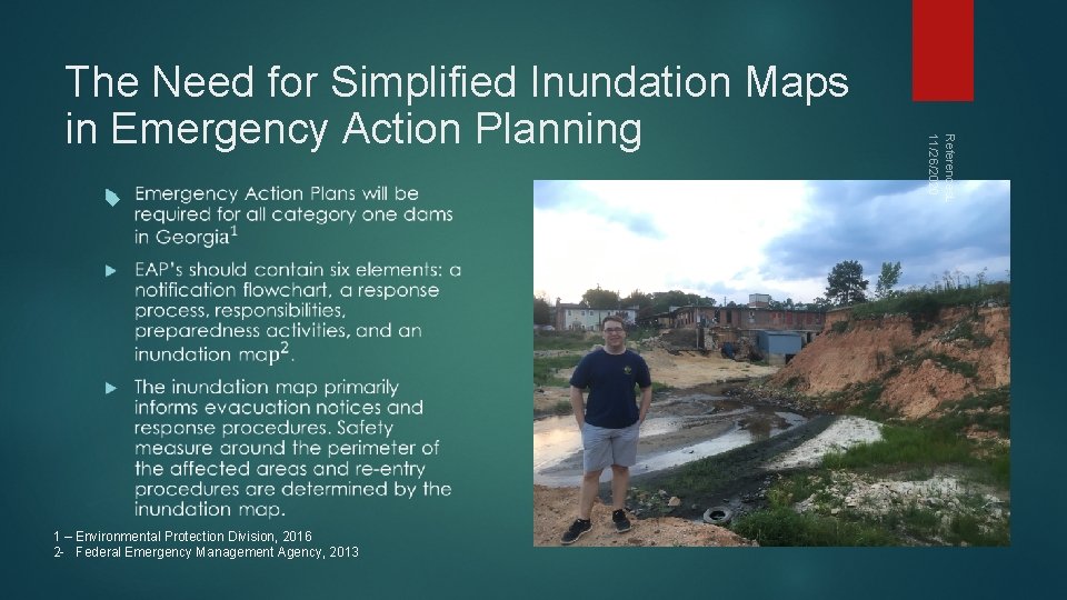  1 – Environmental Protection Division, 2016 2 - Federal Emergency Management Agency, 2013