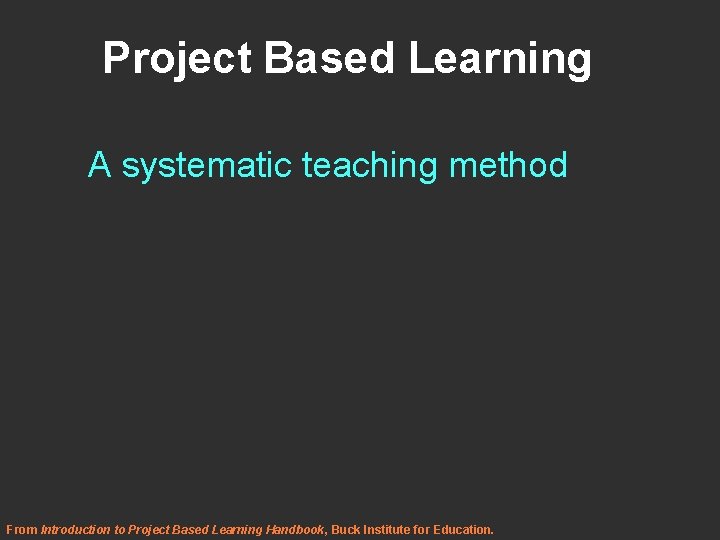 An Introduction to ICTInfused Project Based Learning CC