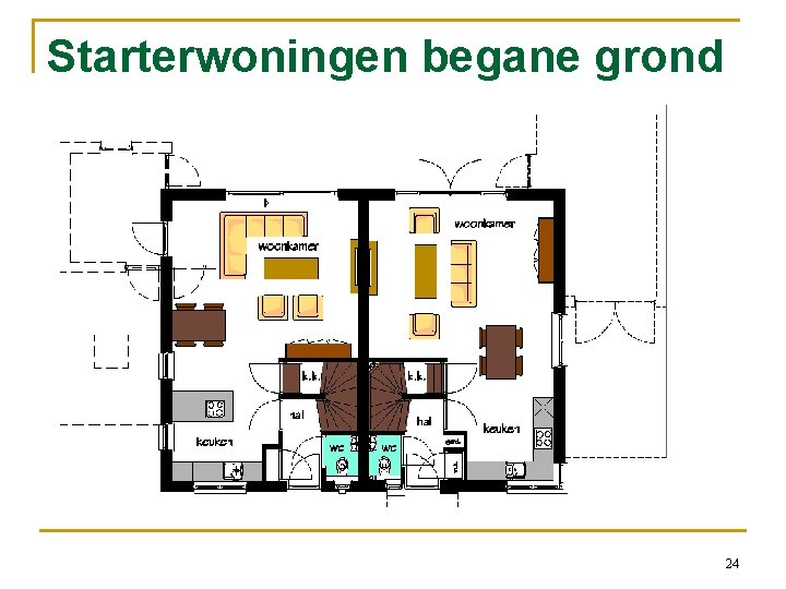 Starterwoningen begane grond 24 