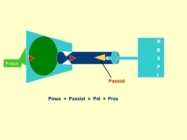 R E S Pmus P I Passist Pmus + Passist = Pel + Pres