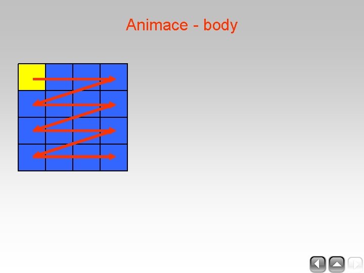 Animace - body 
