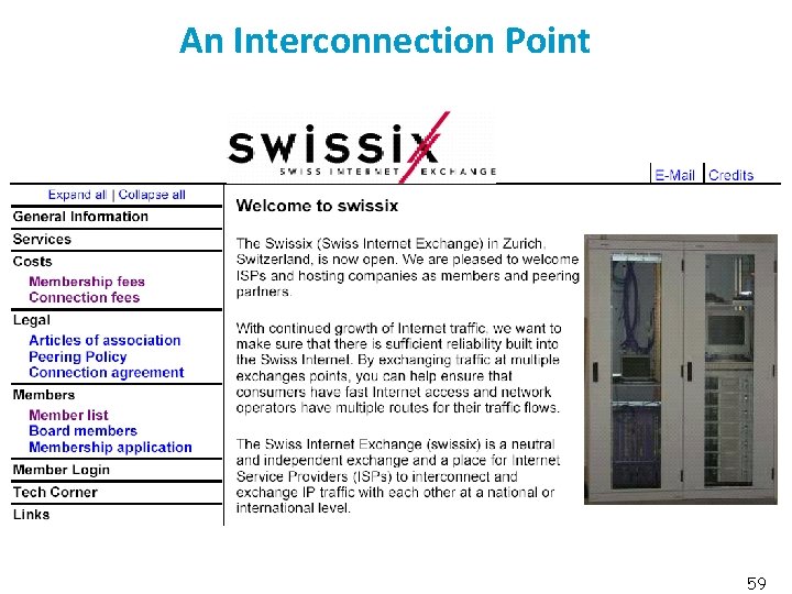 An Interconnection Point 59 