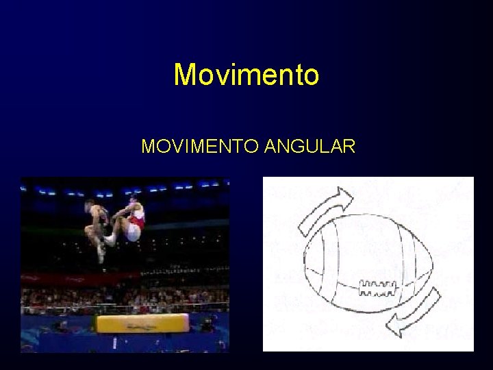 Movimento MOVIMENTO ANGULAR 