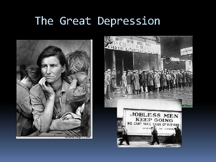 The Great Depression 