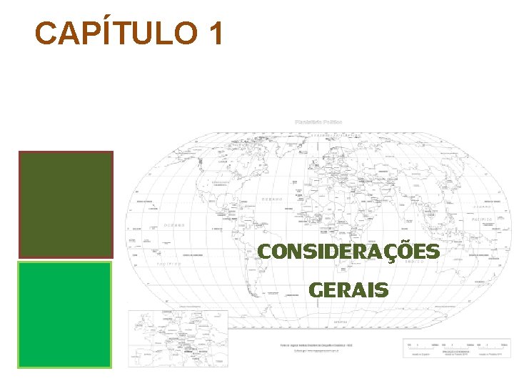 CAPÍTULO 1 CONSIDERAÇÕES GERAIS 