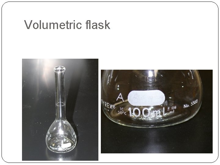 Volumetric flask 