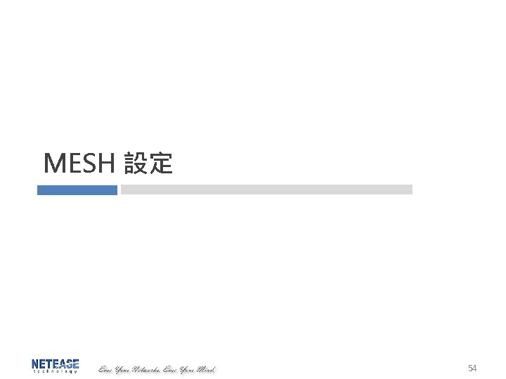 MESH 設定 54 