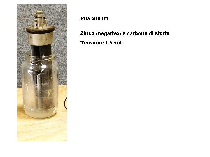 Pila Grenet Zinco (negativo) e carbone di storta Tensione 1. 5 volt 