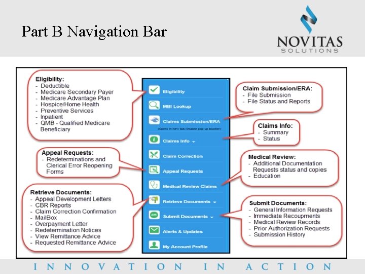Part B Navigation Bar 