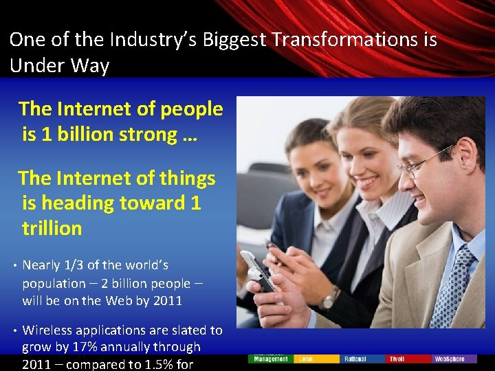 One of the Industry’s Biggest Transformations is Under Way The Internet of people is