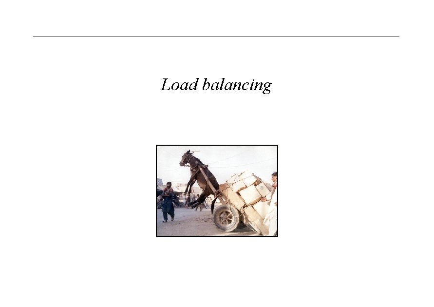 Load balancing 