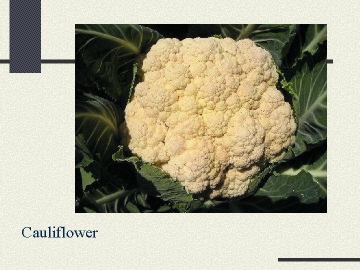 Cauliflower 