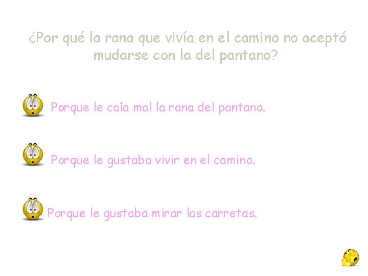 ¿Por qué la rana que vivía en el camino no aceptó mudarse con la ¿Por qué la rana que vivía en el camino no aceptó mudarse con la