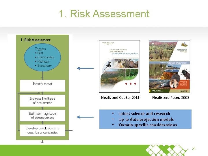 1. Risk Assessment Nealis and Cooke, 2014 • • • Nealis and Peter, 2008