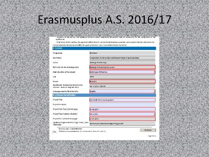 Erasmusplus A. S. 2016/17 