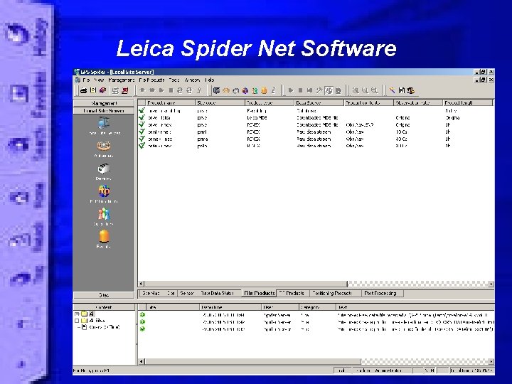 Leica Spider Net Software 