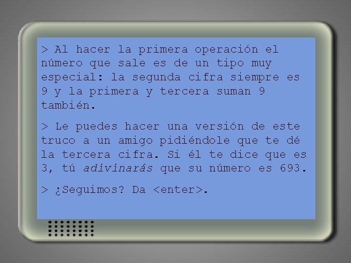 > Al hacer la primera operación el número que sale es de un tipo