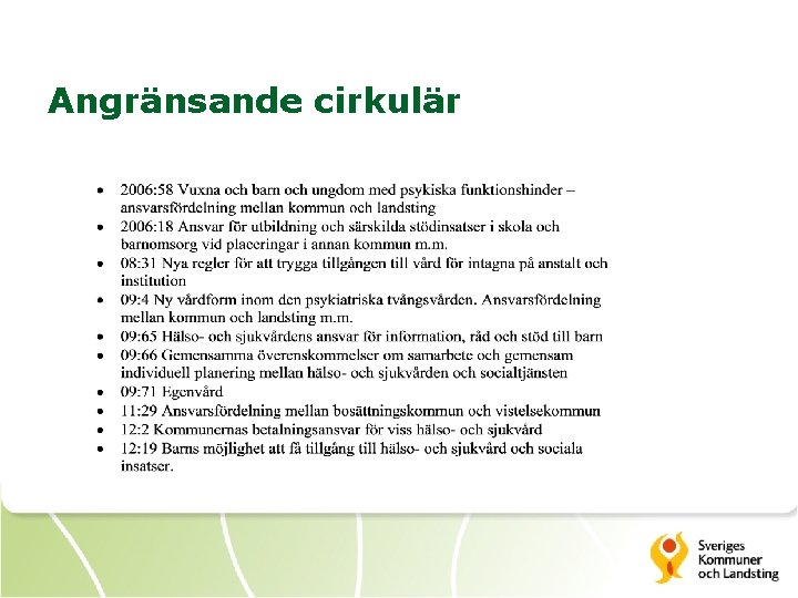 Angränsande cirkulär 
