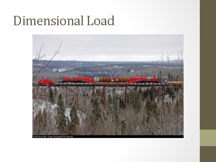 Dimensional Load 