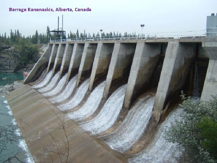 Barrage Kananaskis, Alberta, Canada 