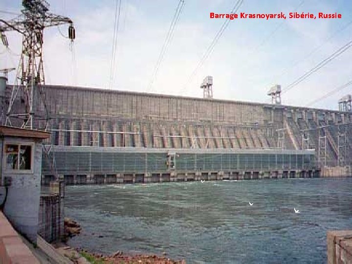 Barrage Krasnoyarsk, Sibérie, Russie 