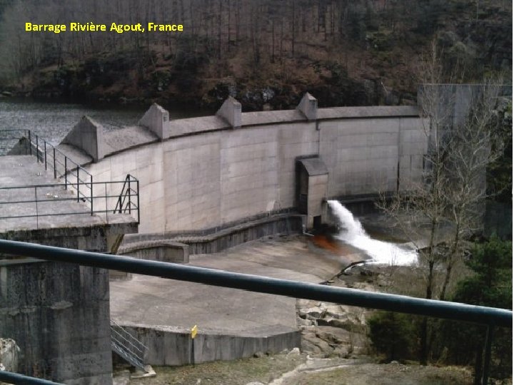 Barrage Rivière Agout, France 