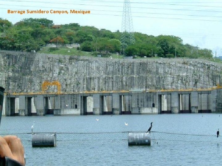 Barrage Sumidero Canyon, Mexique 