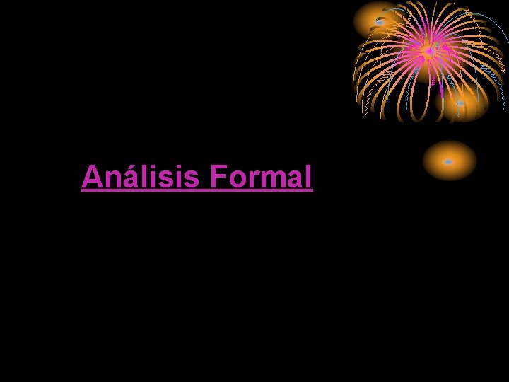 Análisis Formal 