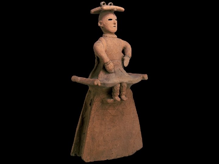 Haniwa. Kofun period, 6 th century CE. Height 27”. 