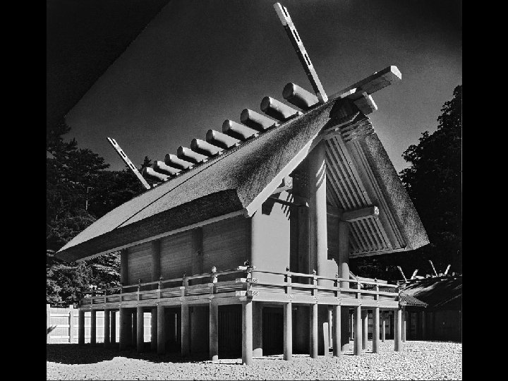 Main Hall, Inner Shrine, Ise. 1953. Last rebuilt 1993. 