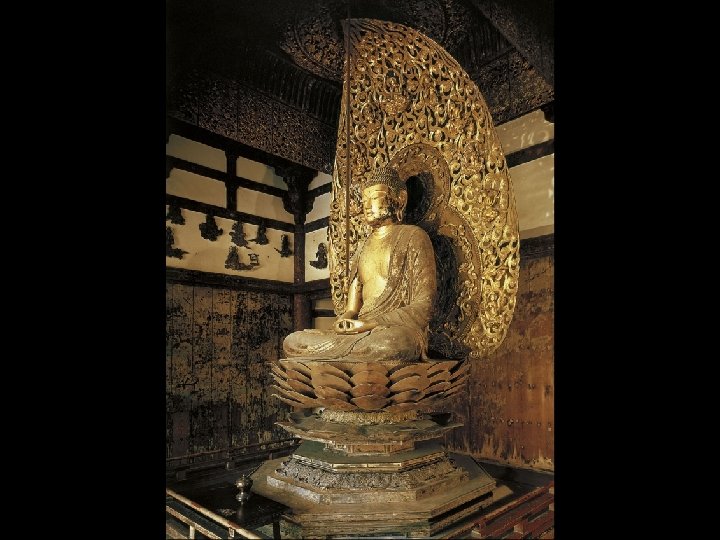 Jocho. Amida Buddha. Heian period, c. 1053 CE. Height 9’ 8”. 