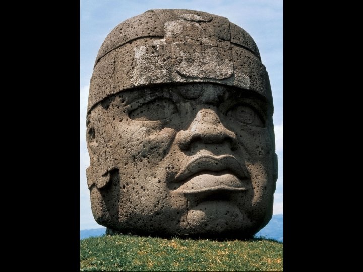 Colossal Head, San Lorenzo. c. 1200– 900 BCE. Height 7’ 5”. 