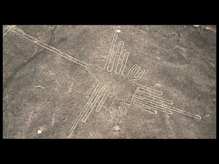 Earth Drawing (Geoglyph) of a Hummingbird, Nazca Plain. c. 0– 700 CE. Length approx.