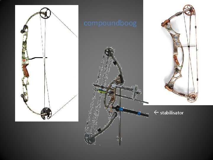 compoundboog vizier stabilisator 