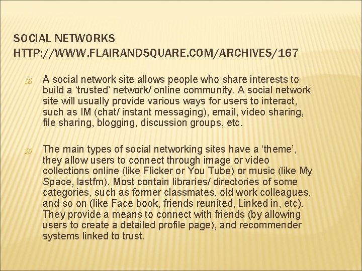 Knowledge Management Semantic Web and Social Networking Social
