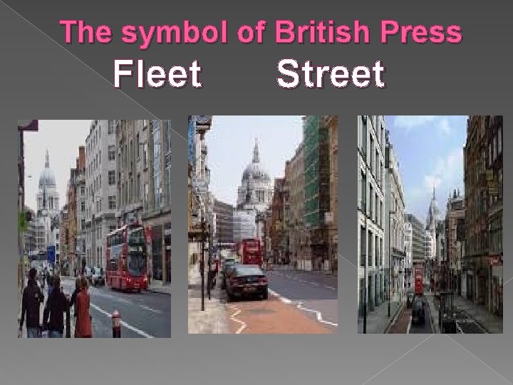 The symbol of British Press Fleet Street 